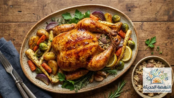 طريقة الفراخ المحشية بالأرز والخلطة السرية لغداء لا يُنسى